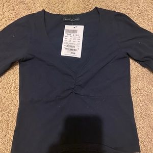 Navy brandy Melville top